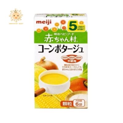 Bột ăn dặm cho bé 5 tháng Meiji vị ngô