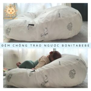 Gối chống trào ngược cho bé BONITABEBE độ tuổi từ sơ sinh - 12 tháng tuổi