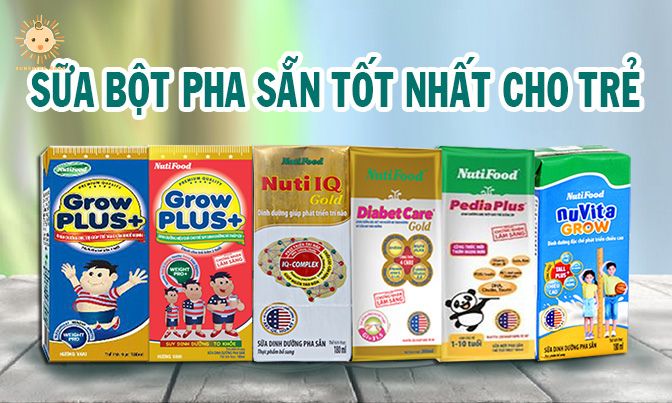 Sữa bột pha sẵn cho bé 2 tuổi