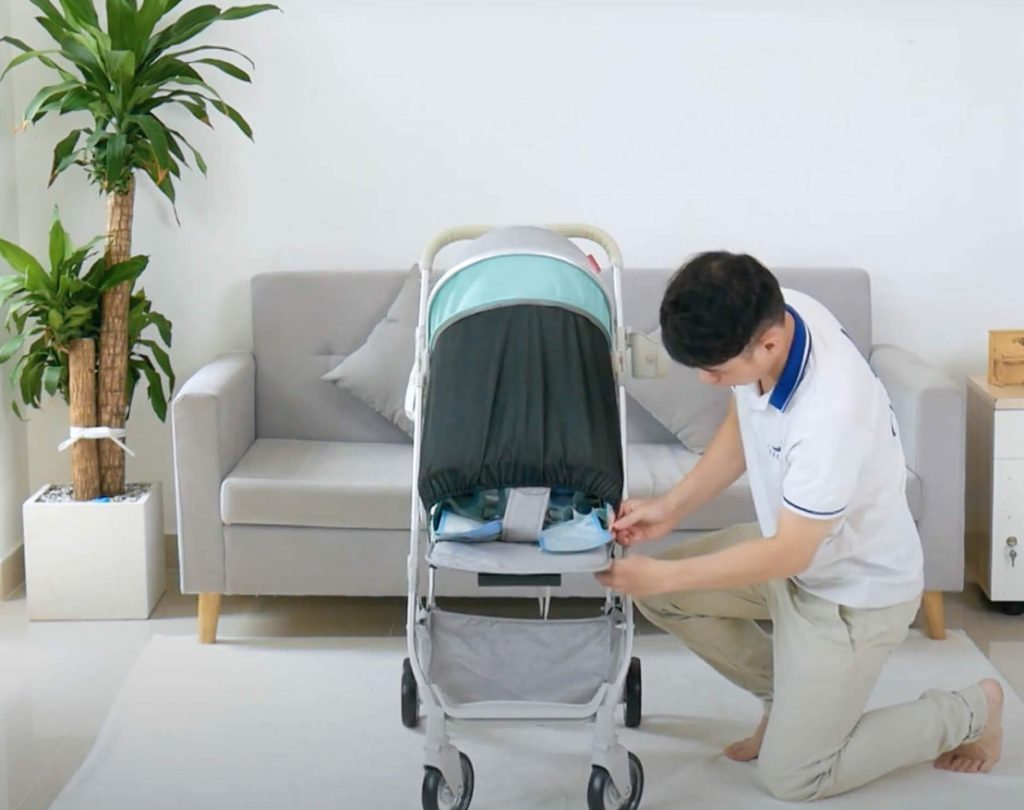 Cách lắp xe đẩy
