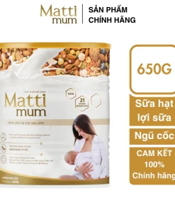 Sữa hạt lợi sữa Matti Mum 100% đạm thực vật cho mẹ bầu